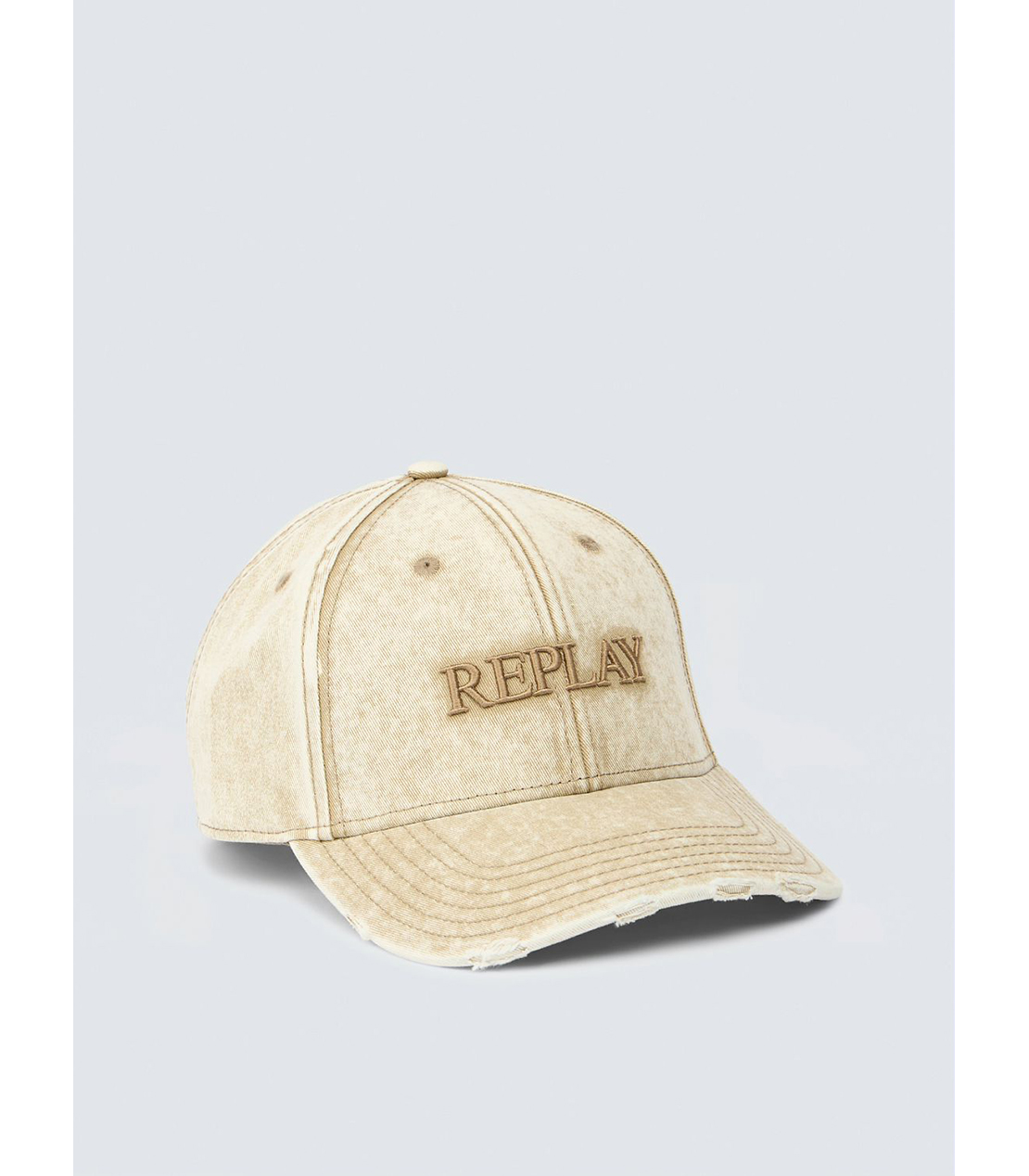 ユニセックスREPLAYロゴ刺しゅうCAP